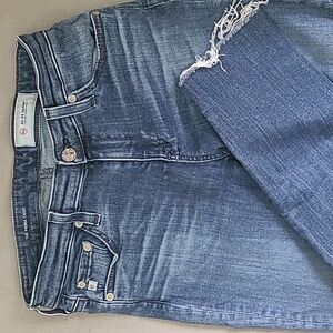 AG ADRIANO GOLDSCHMIED Evereve Prima Crop Denim Jeans sz 25R